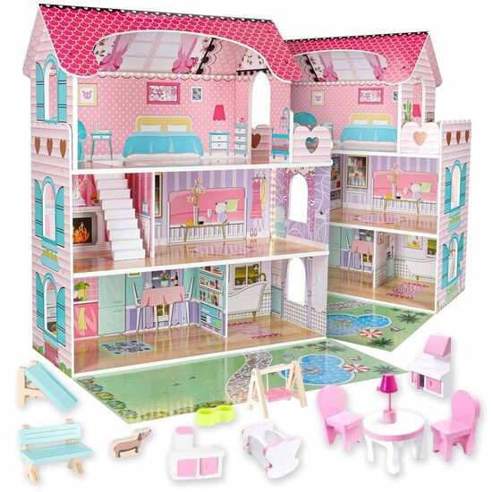 LULILO Gardeno koka leļļu namiņš